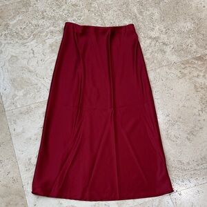 Elegant Burgundy/ red Women's Skirt